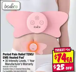 JB Hi-Fi Period pain relief tens ems heated pad offer
