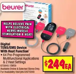 JB Hi-Fi Digital TENS/EMS Device With Heat Function offer