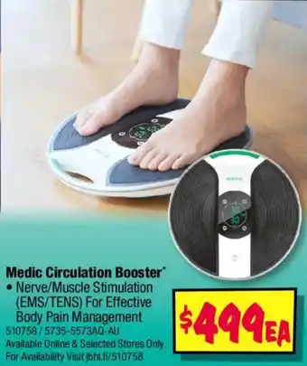 JB Hi-Fi Medic Circulation Booster offer