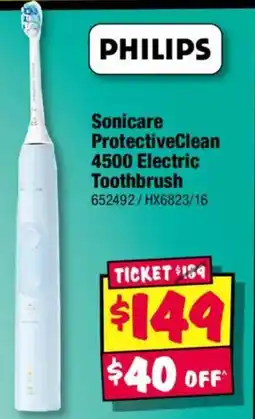 JB Hi-Fi Sonicare ProtectiveClean 4500 Electric Toothbrush offer