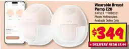 JB Hi-Fi Wearable Breast Pump E20 offer