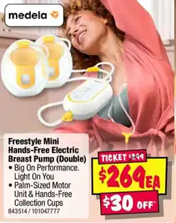 JB Hi-Fi Freestyle Mini Hands Free Electric Breast Pump Double offer