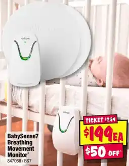 JB Hi-Fi BabySense7 Breathing Movement Monitor offer