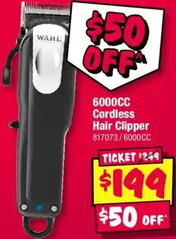 JB Hi-Fi 6000CC Cordless Hair Clipper offer