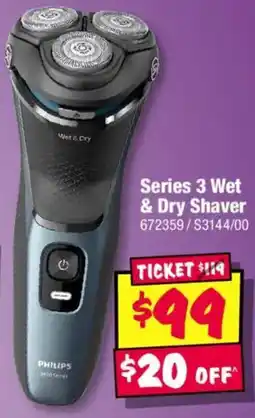 JB Hi-Fi Series 3 Wet & Dry Shaver offer