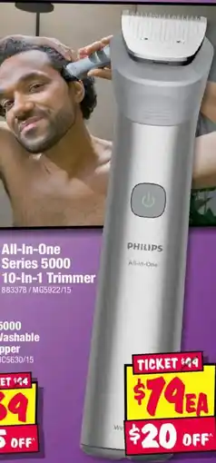 JB Hi-Fi All In One Series 5000 10 In 1 Trimmer offer