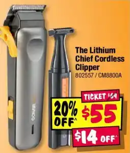 JB Hi-Fi The Lithium Chief Cordless Clipper offer