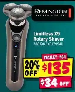 JB Hi-Fi Limitless X9 Rotary Shaver offer