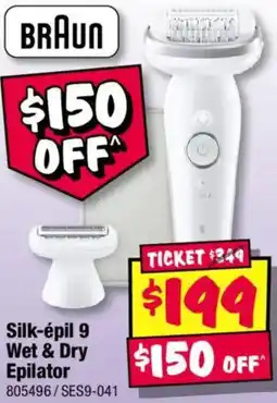JB Hi-Fi Silk épil 9 Wet & Dry Epilator offer