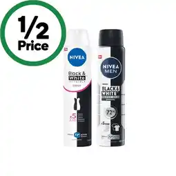 Woolworths Nivea 72hr Antiperspirant Deodorant offer