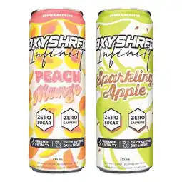 Woolworths OxyShred Infinity Energy Drink offer
