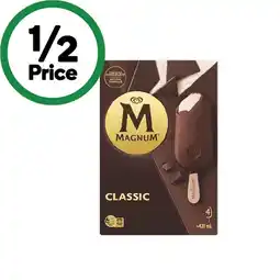 Woolworths Streets Magnum or Magnum Minis 360-428ml Pk 4-6 offer