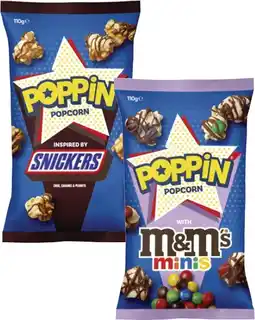 Coles Poppin M&Ms or Snickers Popcorn offer