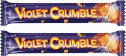 Coles Violet Crumble Chocolate Bar offer