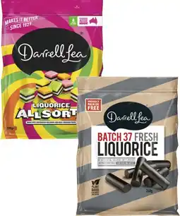 Coles Darrell Lea Allsorts or Batch 37 Liquorice offer