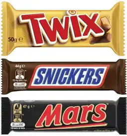 Coles Mars Chocolate Bar offer