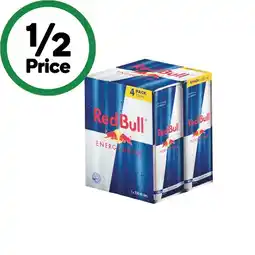 Woolworths Red Bull Energy Drink Flavours offer