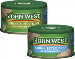 Coles John West Tuna offer