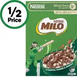 Woolworths Nestlé Milo Cereal offer