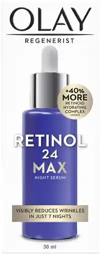 Coles Olay Regenerist Retinol24 Max Night Serum offer
