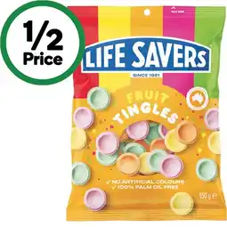 Woolworths Life Savers offer