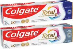 Coles Colgate Total Active Prevention Deep Clean or Whitening Toothpaste offer