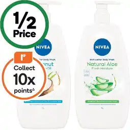 Woolworths Nivea Body Wash offer