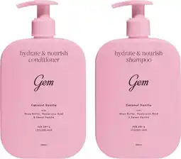 Coles Gem Shampoo or Conditioner offer