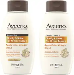 Coles Aveeno Shampoo or Conditioner offer