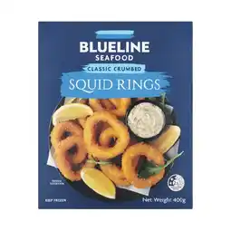 Woolworths Blueline Seafood Crumbed Squid Rings – From the Freezer offer