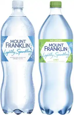 Coles Mt Franklin Lightly Sparkling Water offer