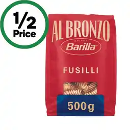 Woolworths Barilla Al Bronzo Pasta offer