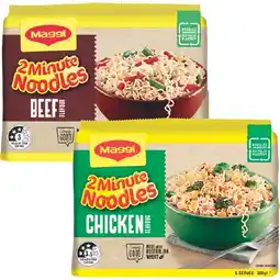 Woolworths Maggi 2 Minute Noodles offer