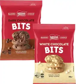 Coles Nestlé Bakers Choice Baking Chocolate Bits offer