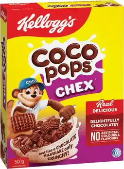 Coles Kelloggs Coco Pops Chex offer