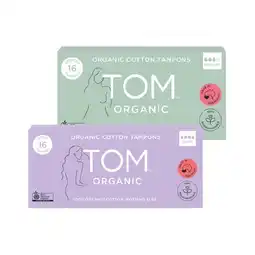 Woolworths TOM Organic Tampons offer