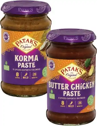 Coles Pataks Curry Paste offer