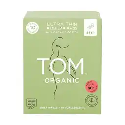 Woolworths TOM Organic Ultra Thin Pads offer