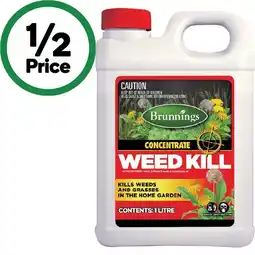 Woolworths Brunnings Weed Kill Concentrate offer
