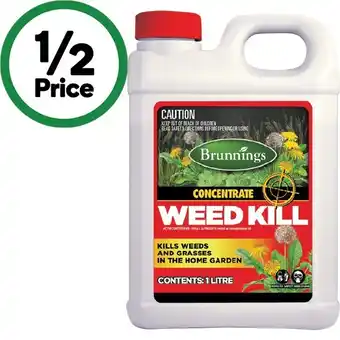 Woolworths Brunnings Weed Kill Concentrate offer