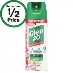 Woolworths Glen 20 Disinfectant Spray offer