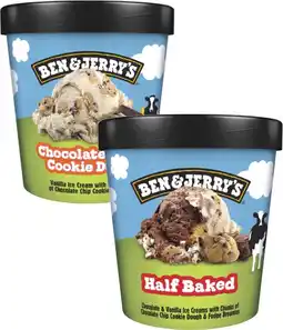 Coles Ben & Jerry's Ice Cream Tub offer