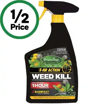 Brunnings 1 Hour Action Weed Kill