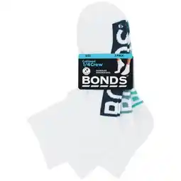 Woolworths Bonds Men’s Cushioned 1/4 Crew Socks – Assorted offer