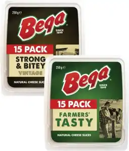 Coles Bega Cheese Block, Slices or Grated offer