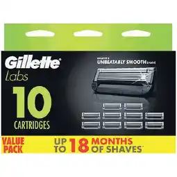 Woolworths Gillette Labs Razor Blades Replacement Cartridges offer