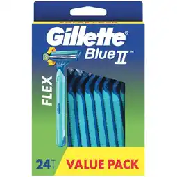 Woolworths Gillette Blue 2 Flex Disposable Razors offer
