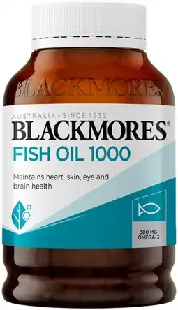 Coles Blackmores Fish Oil Capsules offer