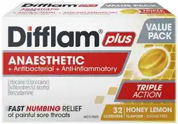 Coles Difflam Plus Anaesthetic Lozenges offer