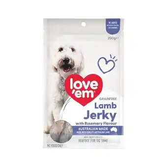 Woolworths Love’em Jerky Dog Treats offer